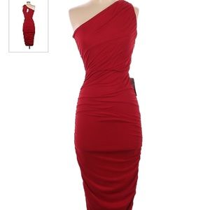One-Shoulder Cocktail Dress